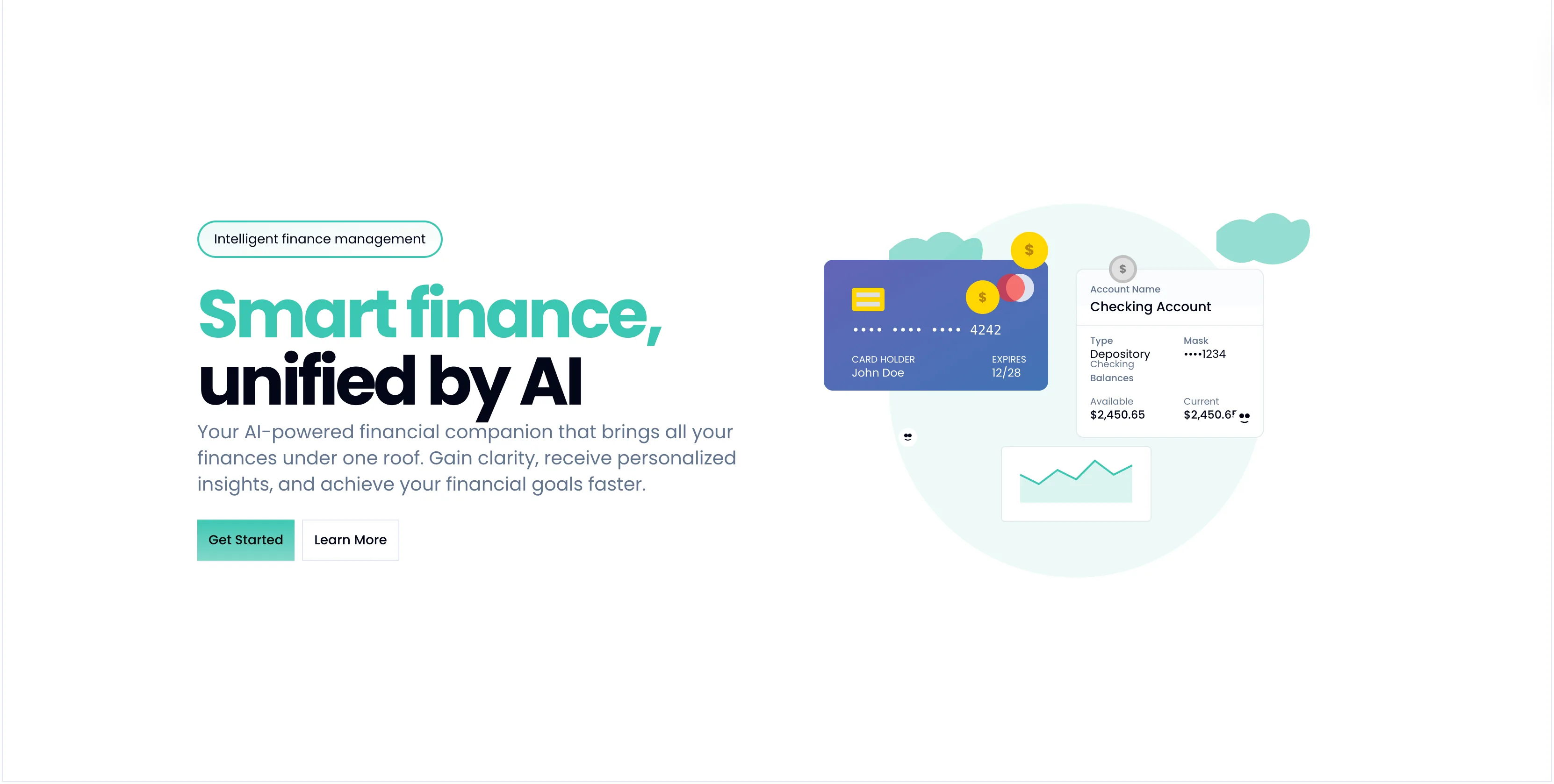 TezWealth: Your Financial Life, Decoded. — interface screenshot 2